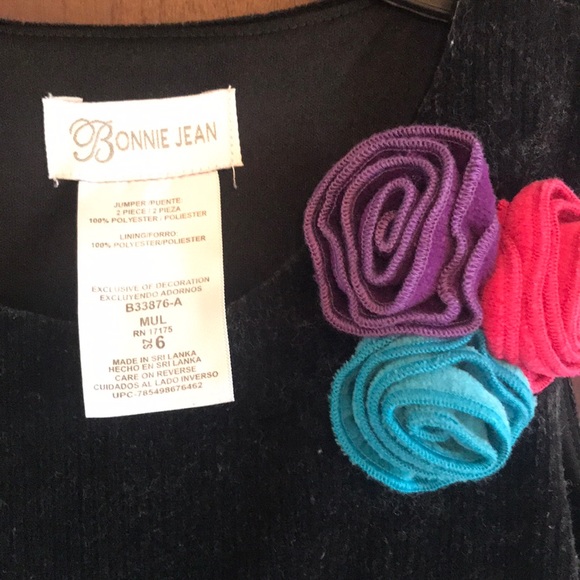 Bonnie jean colorful dress size 6 - Picture 2 of 3